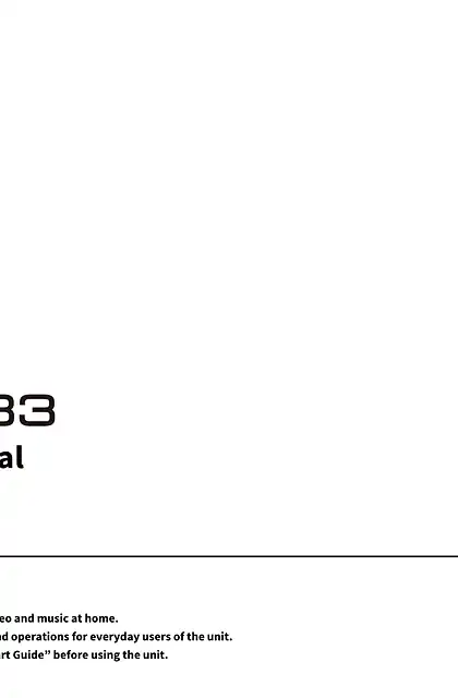 yamaha雅马哈RX-V683 Owner’s Manual
